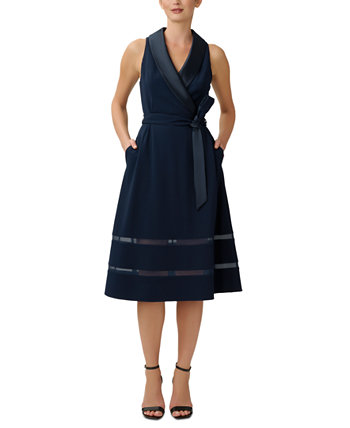 Женское облегающее платье-смокинг с пышной юбкой Adrianna Papell