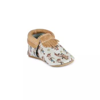 Baby Boy's Woody City Soft Sole Moccasins Freshly Picked