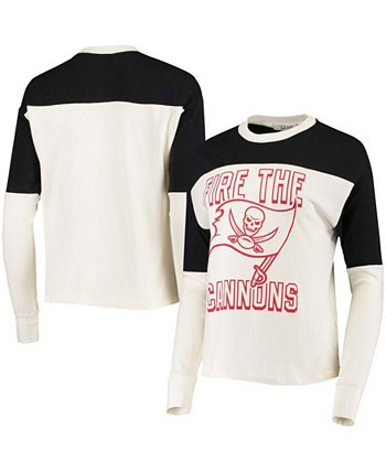 Женская кремовая футболка с длинным рукавом Tampa Bay Buccaneers Fire The Cannons Comeback Junk Food