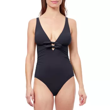 Dandy Bow One-Piece Swimsuit Gottex