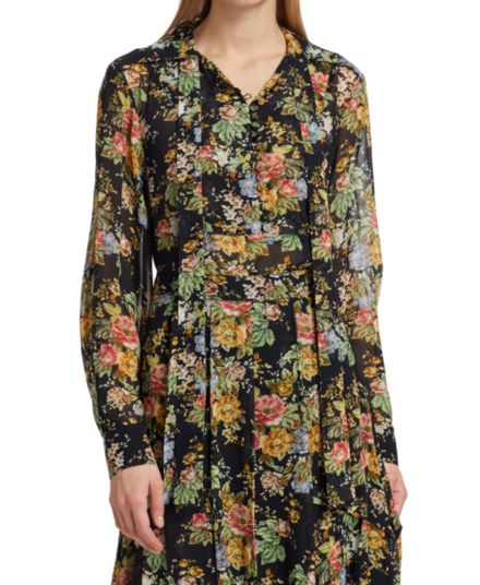 блузка Irene с цветочным принтом DEREK LAM