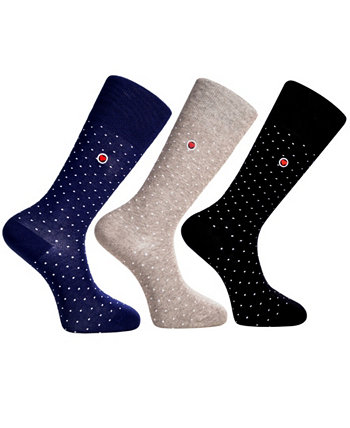 Men's Business Bundle Luxury Mid-Calf Dress Socks with Seamless Toe Design, Pack of 3 Love Sock Company