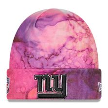 Мужская розовая вязаная шапка New Era New York Giants 2022 NFL Crucial Catch New Era