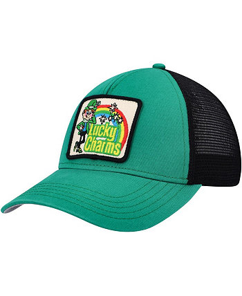 Men's Green, Black Lucky Charms Valin Trucker Snapback Hat American Needle