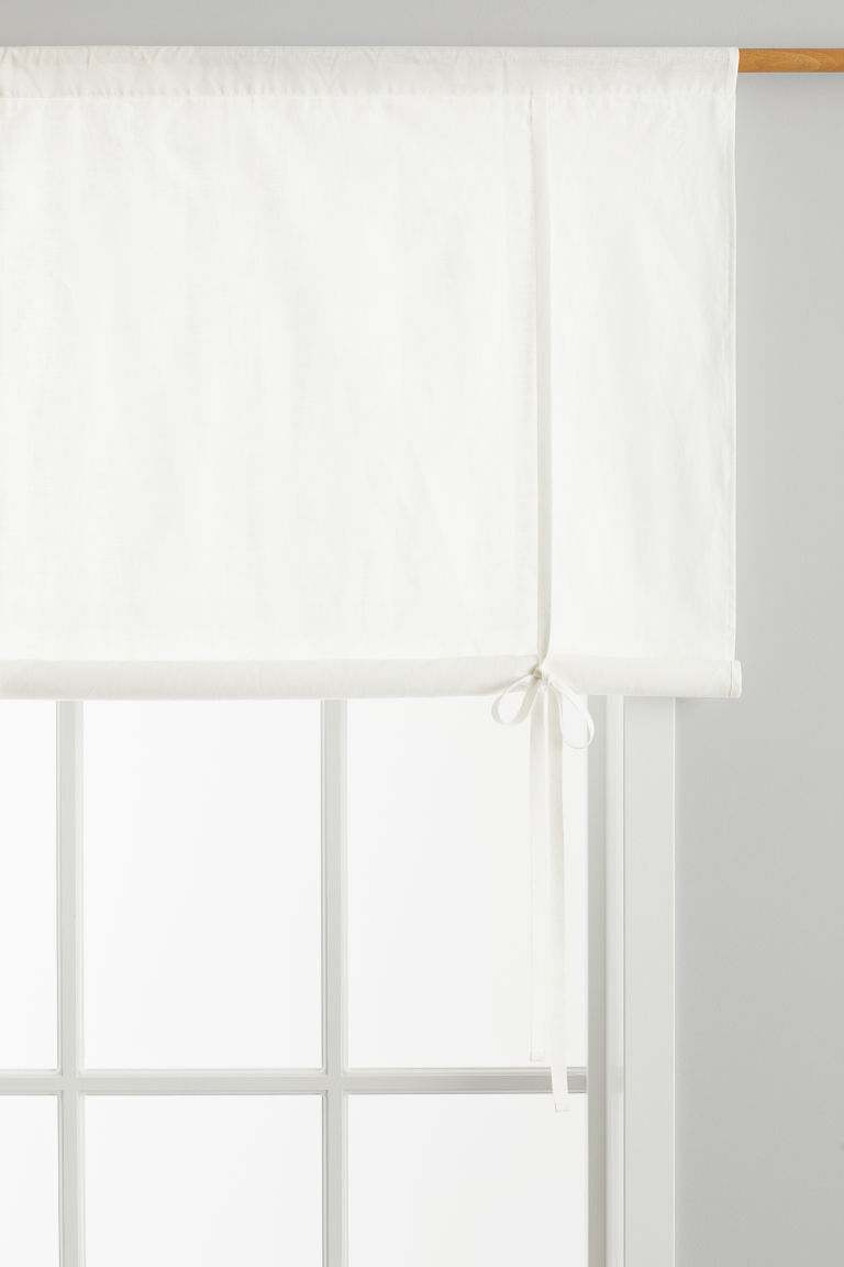 Рулонная штора из смесовой льняной ткани H&M
