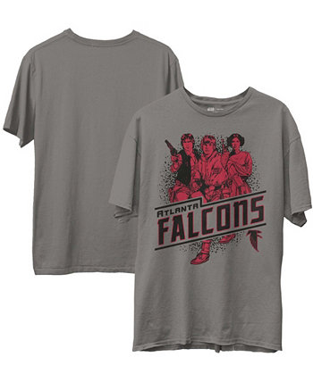 Мужская серая футболка с перьями Atlanta Falcons Rebels Star Wars Junk Food