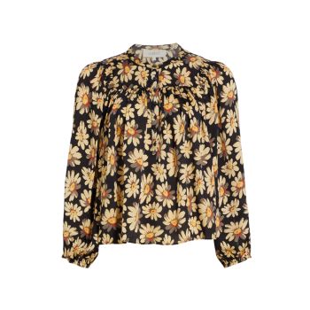 The Tale Floral Blouse The Great