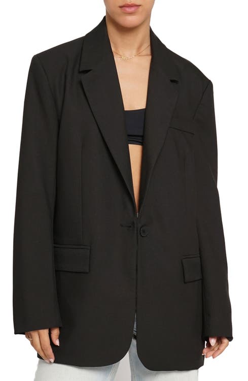 Oversized Fully Lined Blazer Know One Cares