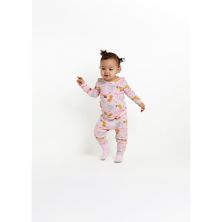 Sleep On It Infant/Toddler Girls Animal Zoo Snug Fit 2-Piece пижамный комплект для сна с подходящими носками Sleep On It