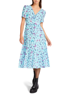 Платье миди из хлопка с вуалью Butterfly Dance Betsey Johnson
