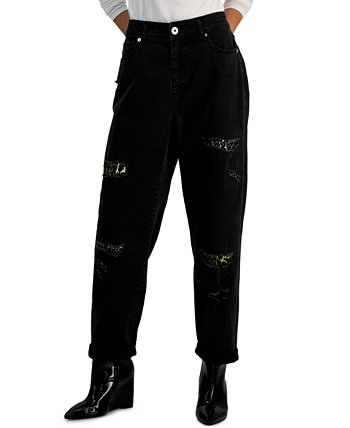 Женские джинсы Rip And Repair с высокой посадкой, созданные для Macy's I.N.C. International Concepts