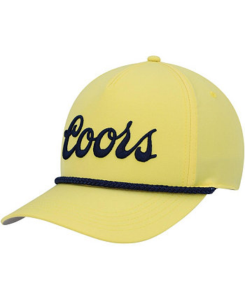 Men's Yellow Coors Traveler Snapback Hat American Needle