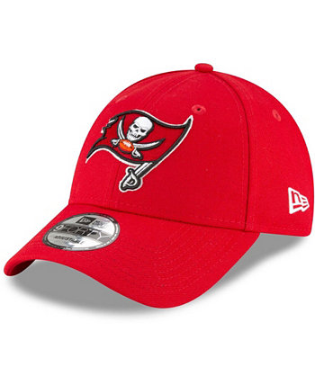Мужская красная регулируемая шляпа Tampa Bay Buccaneers The League Logo 9FORTY New Era
