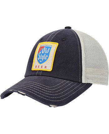 Men's  Navy, Cream Old Style Orville Snapback Hat American Needle