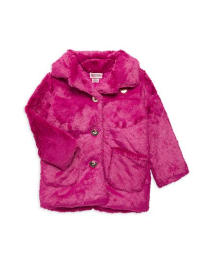 Куртка из искусственного меха для маленькой девочки Juicy Couture