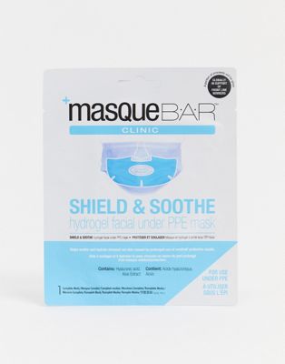 MasqueBAR Shield & Soothe Гидрогелевая маска для лица с гиалуроновой кислотой и алоэ вера Masque Bar