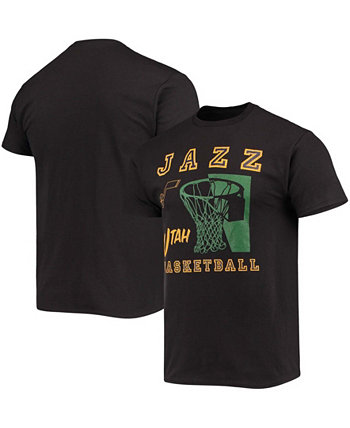 Мужская черная футболка Utah Jazz Slam Dunk Junk Food