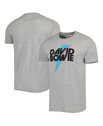 Men's and Women's Heather Gray David Bowie Brass Tacks T-shirt American Needle