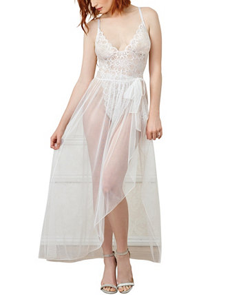Женская кружевная тедди и подходящая прозрачная юбка с запахом Dreamgirl