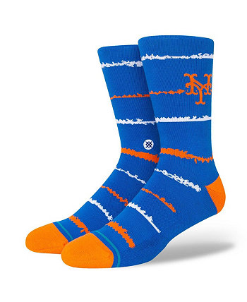 Men's New York Mets Chalk Crew Socks Stance