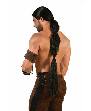Взрослый средневековый фэнтезийный воин длинный парик BuySeasons