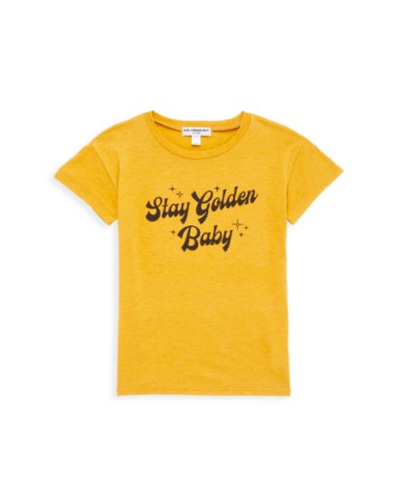 Girl's Stay Golden Shirt Suburban Riot