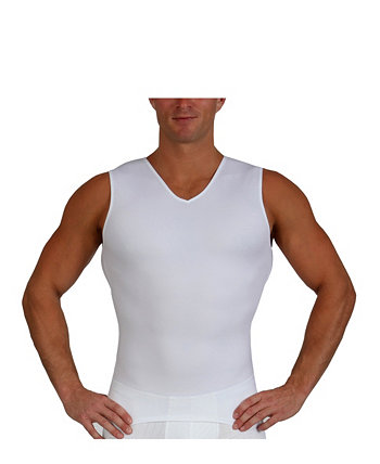 Мужская компрессионная футболка без рукавов с V-образным вырезом Insta Slim Instaslim