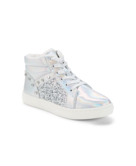 Little Girl's &amp; Girl's Sting Faux Shearling Lined High Top Sneakers DV by Dolce Vita