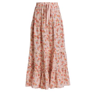 The Pastoral Tiered Maxi Skirt The Great