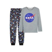Sleep On It Boys Светятся в темноте НАСА Пижамный комплект из 2 предметов из матового трикотажа для сна Sleep On It