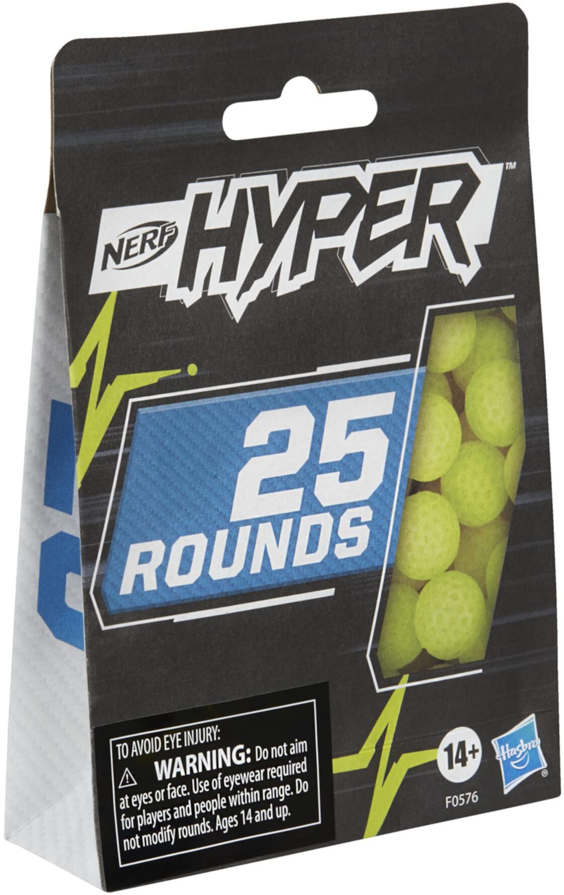 NERF Hyper 25-Round Boost Refill, включает 25 Hyper-раундов, для использования Hyper Blasters, запаситесь Hyper Games Nerf