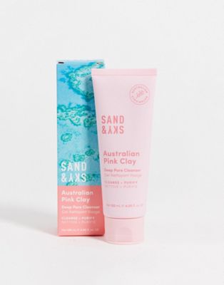 Sand & Sky Очищающее средство для глубокого очищения пор с австралийской розовой глиной Sand & Sky