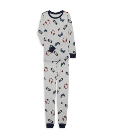 ​Little Boy&#8217;s 2-Piece Gamer Pajama Set Petit Lem