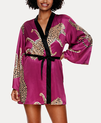 Женское атласное кимоно с принтом Adrienne Jezebel