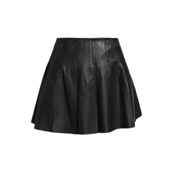 Juliana Leather Miniskirt LAMARQUE