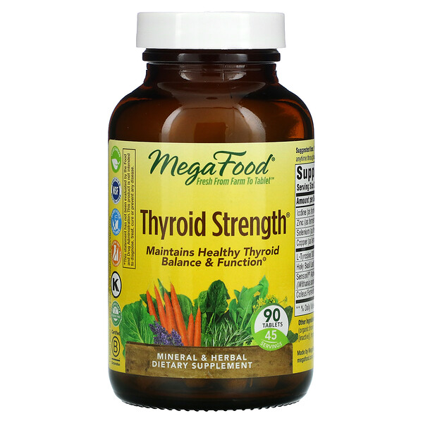 Thyroid Strength, 90 Tablets MegaFood