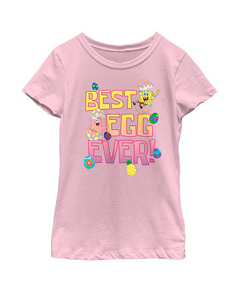 Детская футболка SpongeBob Square Pants Easter Best Egg Ever Friends Children T-Shirt Nickelodeon