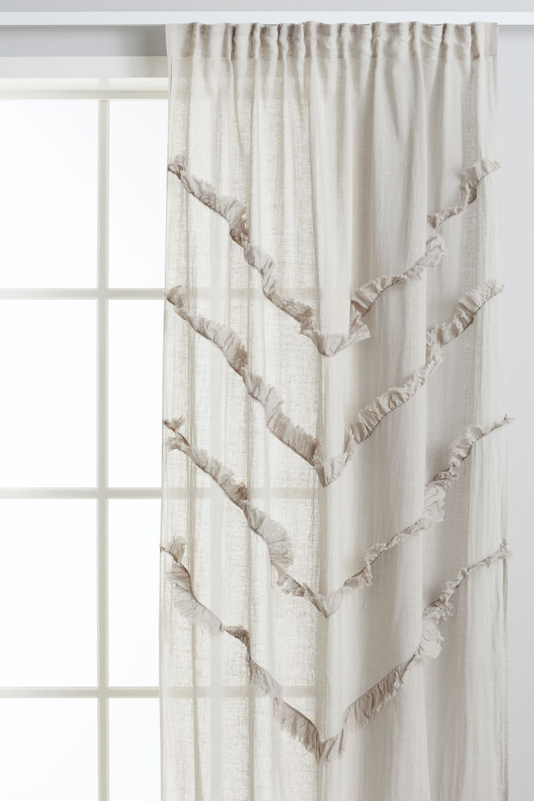 2-пакетные многоцелевые шторы из смесовой ткани H&M