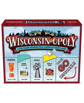 Wisconsin-Opoly Classic Board Game With a Wisconsin Twist Late For The Sky