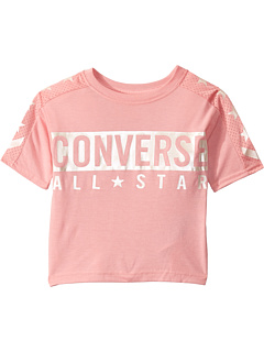 Сетчатая футболка All Star с логотипом и короткими рукавами (Маленькие дети) Converse Kids