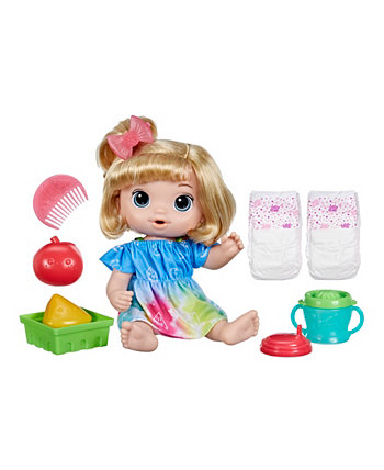 Fruity Sips Doll, Apple, Blonde Hair Baby Alive