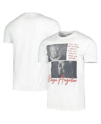 Men's and Women's White Maya Angelou Graphic T-shirt Philcos