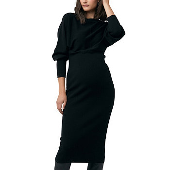 Женское вязаное платье Sloane, черное RIPE