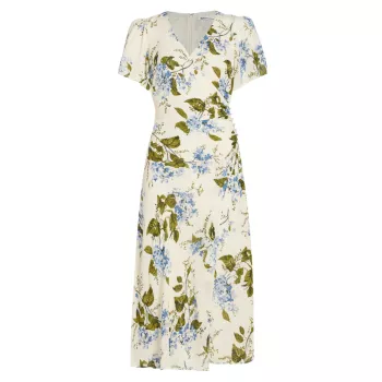 Breanna Floral Midi-Dress REFORMATION