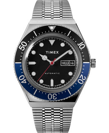 Мужские часы Lab Collab из нержавеющей стали серебристого цвета с браслетом 40 мм Timex