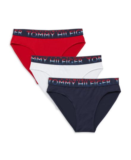 Комплект из 3 трусиков бикини с логотипом Tommy Hilfiger