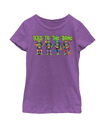 Girl's Teenage Mutant Ninja Turtles Halloween Rad to the Bone  Child T-Shirt Nickelodeon