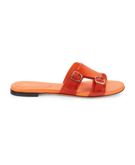 ​Double Monk Strap Flat Sandals Stephan & Co