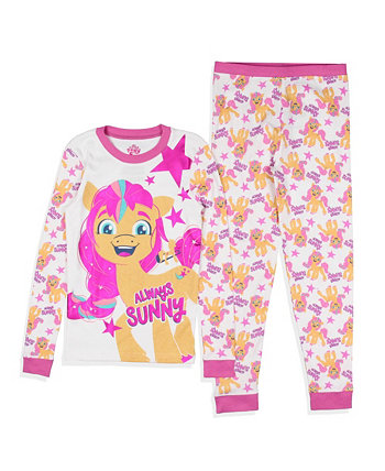 A New Generation Girls' Sunny Starscout Kids Sleep Pajama Set My Little Pony