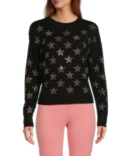 ​Star Embellished Sweater FOR THE REPUBLIC